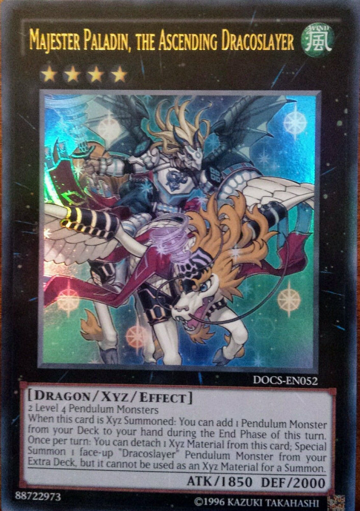 Majester Paladin, the Ascending Dracoslayer [DOCS-EN052] Ultra Rare - Card Brawlers | Quebec | Canada | Yu-Gi-Oh!