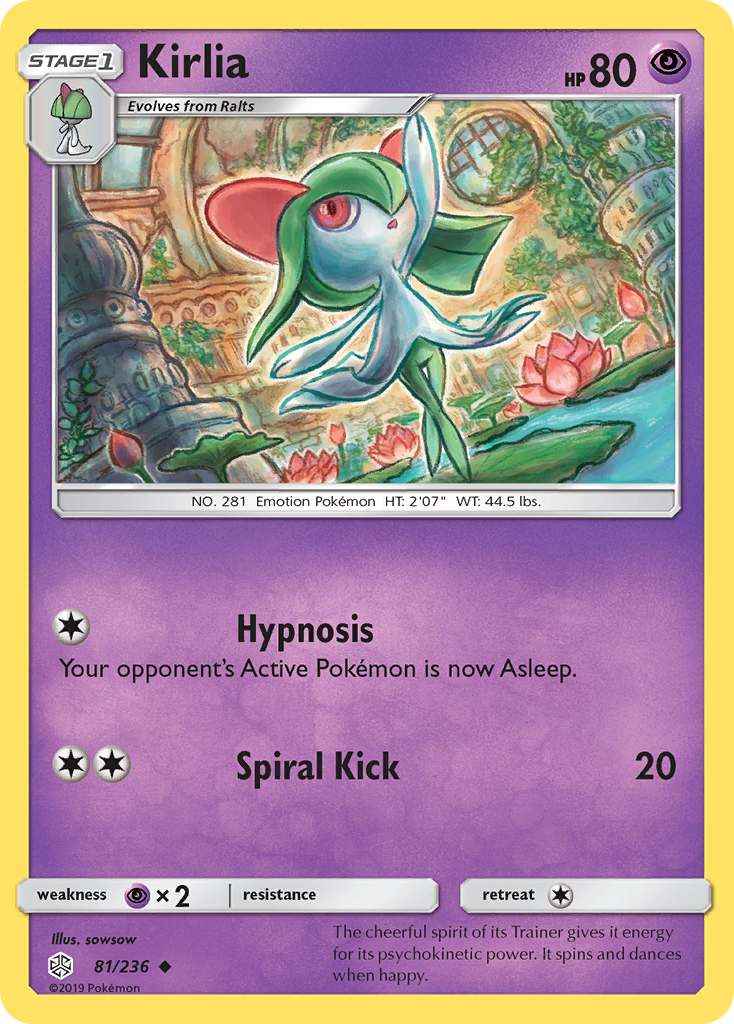 Kirlia (81/236) [Sun & Moon: Cosmic Eclipse] - Card Brawlers | Quebec | Canada | Yu-Gi-Oh!