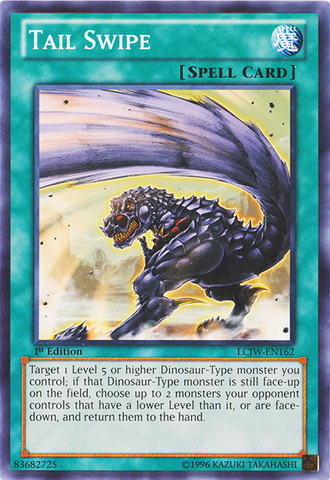 Tail Swipe [LCJW-EN162] Common - Card Brawlers | Quebec | Canada | Yu-Gi-Oh!