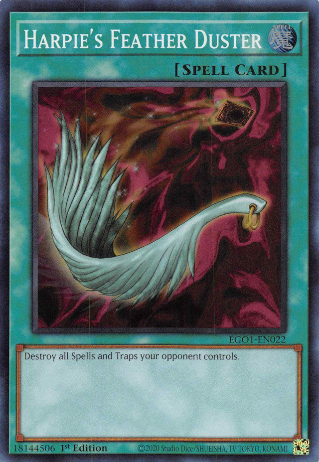 Harpie's Feather Duster [EGO1-EN022] Super Rare - Card Brawlers | Quebec | Canada | Yu-Gi-Oh!