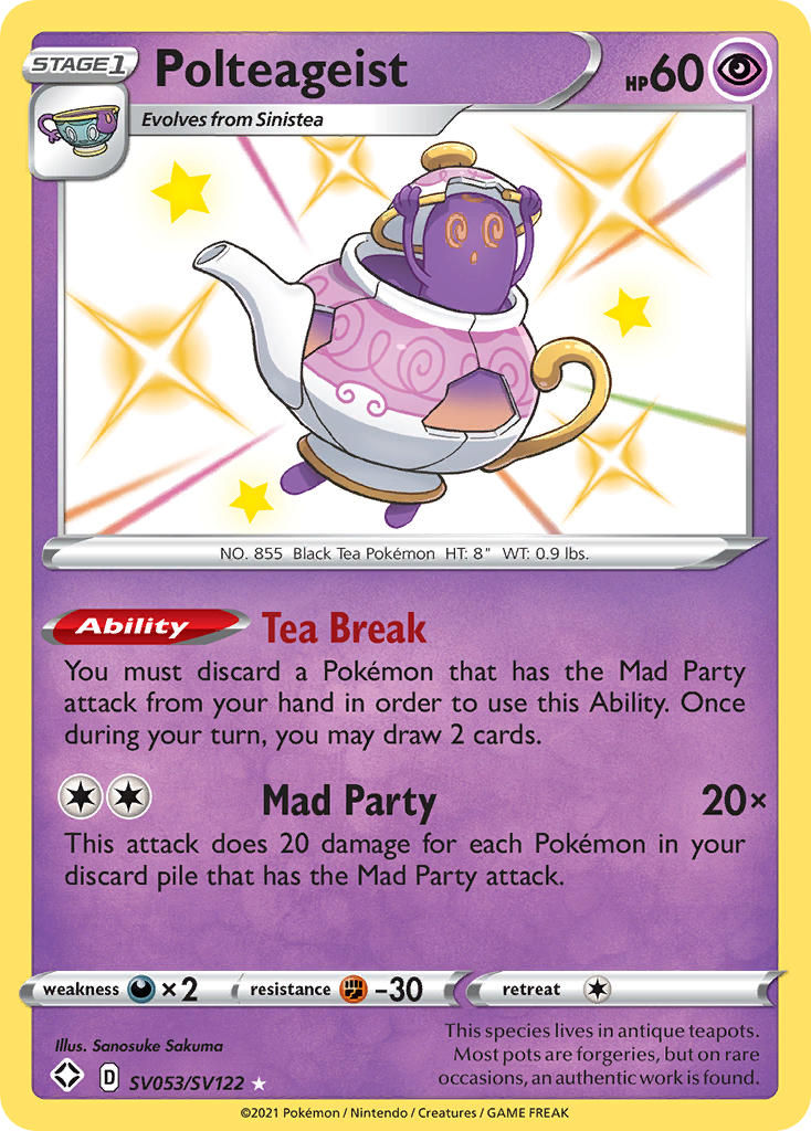 Polteageist (SV053/SV122) [Sword & Shield: Shining Fates] - Card Brawlers | Quebec | Canada | Yu-Gi-Oh!