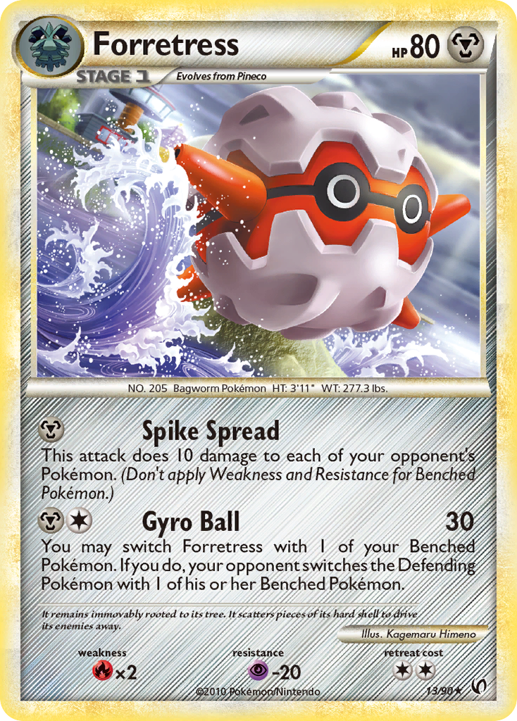 Forretress (13/90) [HeartGold & SoulSilver: Undaunted] - Card Brawlers | Quebec | Canada | Yu-Gi-Oh!