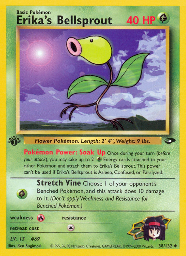 Erika's Bellsprout (38/132) [Gym Challenge 1st Edition] - Card Brawlers | Quebec | Canada | Yu-Gi-Oh!
