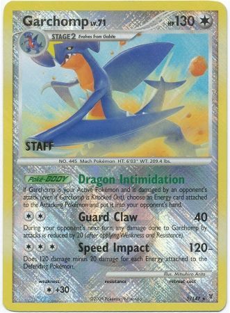 Garchomp (5/147) (Championship Promo Staff) [Platinum: Supreme Victors] - Card Brawlers | Quebec | Canada | Yu-Gi-Oh!