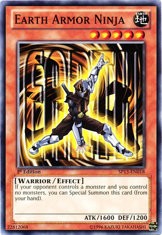 Earth Armor Ninja [SP13-EN018] Common - Card Brawlers | Quebec | Canada | Yu-Gi-Oh!