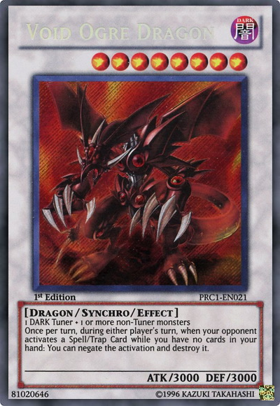 Void Ogre Dragon [PRC1-EN021] Secret Rare - Yu-Gi-Oh! - Card Brawlers | Quebec | Canada |