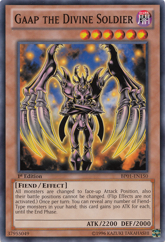 Gaap the Divine Soldier [BP01-EN150] Common - Card Brawlers | Quebec | Canada | Yu-Gi-Oh!