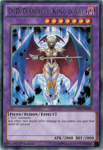 D/D/D Oracle King d'Arc [CORE-EN046] Rare - Yu-Gi-Oh! - Card Brawlers | Quebec | Canada |