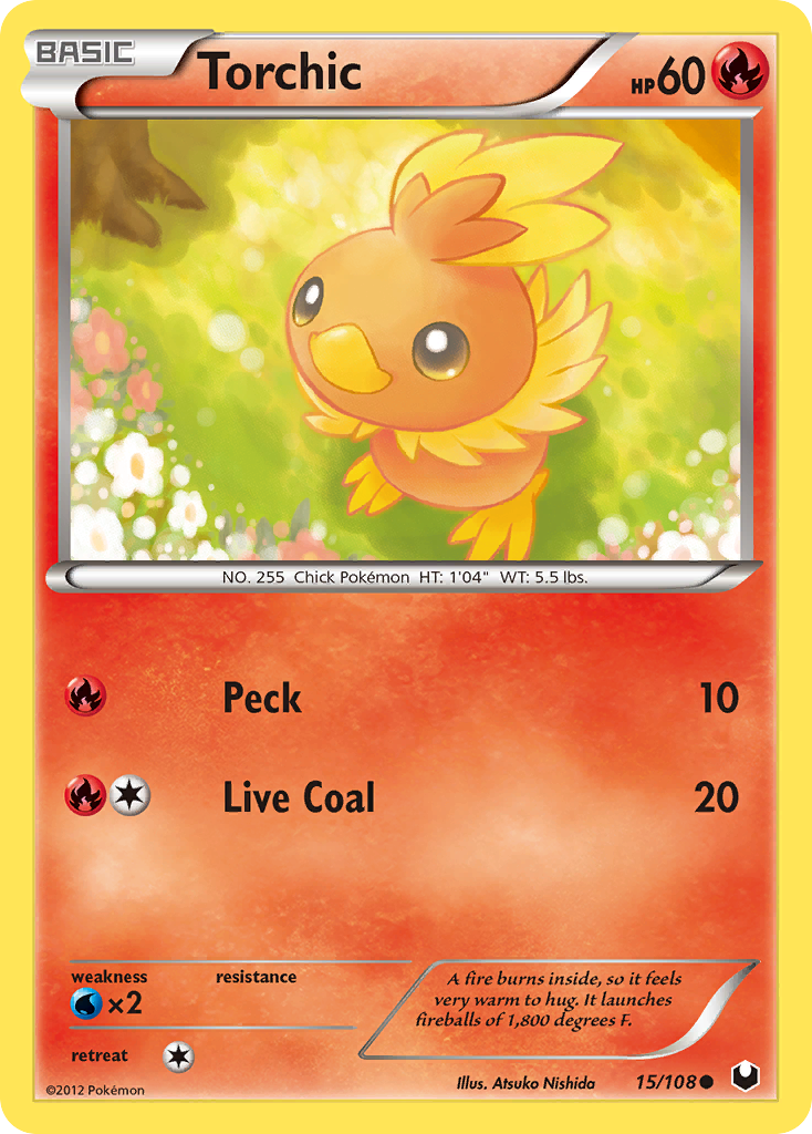Torchic (15/108) [Black & White: Dark Explorers] - Card Brawlers | Quebec | Canada | Yu-Gi-Oh!