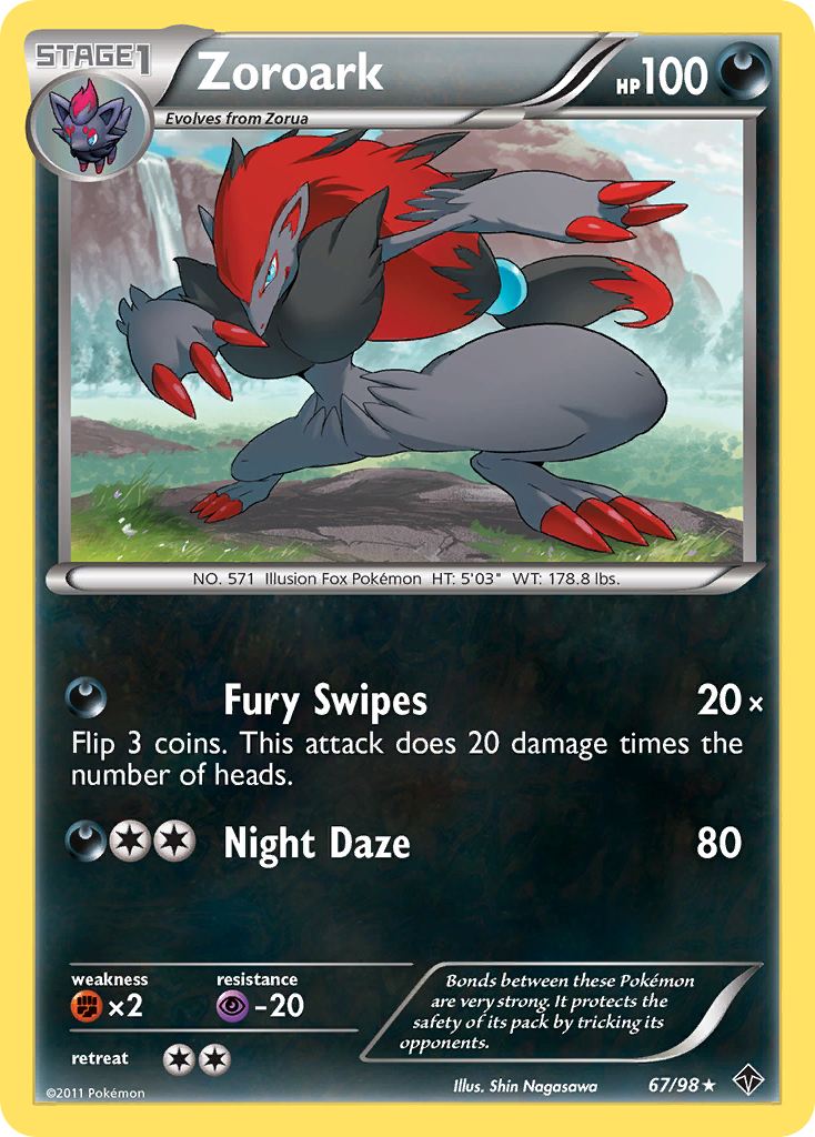 Zoroark (67/98) [Black & White: Emerging Powers] - Card Brawlers | Quebec | Canada | Yu-Gi-Oh!