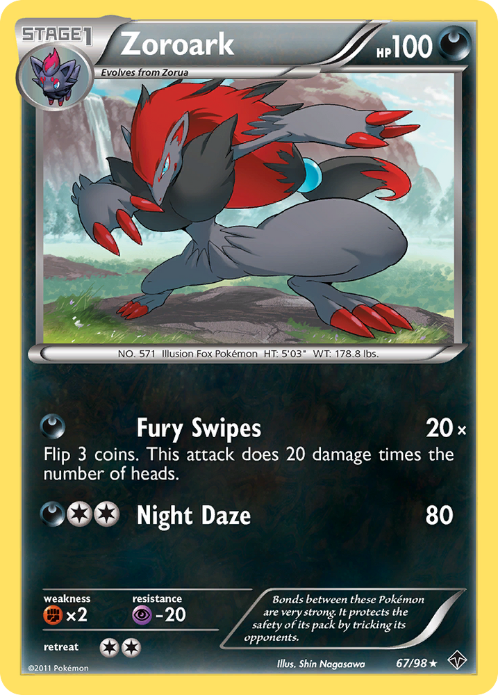 Zoroark (67/98) [Black & White: Emerging Powers] - Card Brawlers | Quebec | Canada | Yu-Gi-Oh!