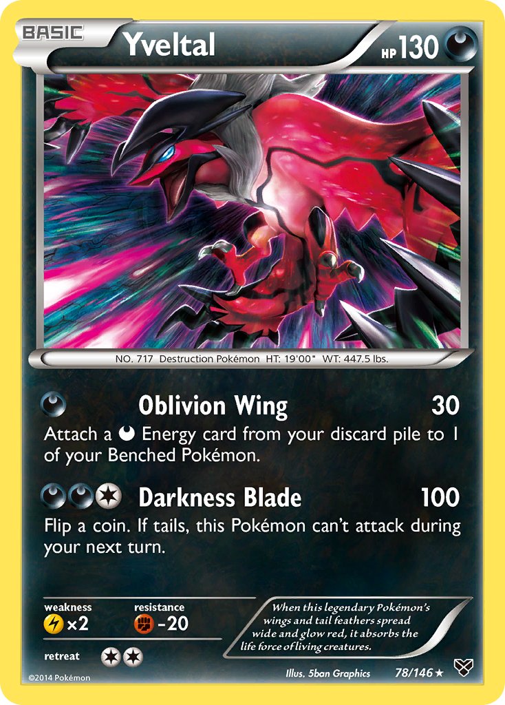 Yveltal (78/146) (Theme Deck Exclusive) [XY: Base Set] - Card Brawlers | Quebec | Canada | Yu-Gi-Oh!