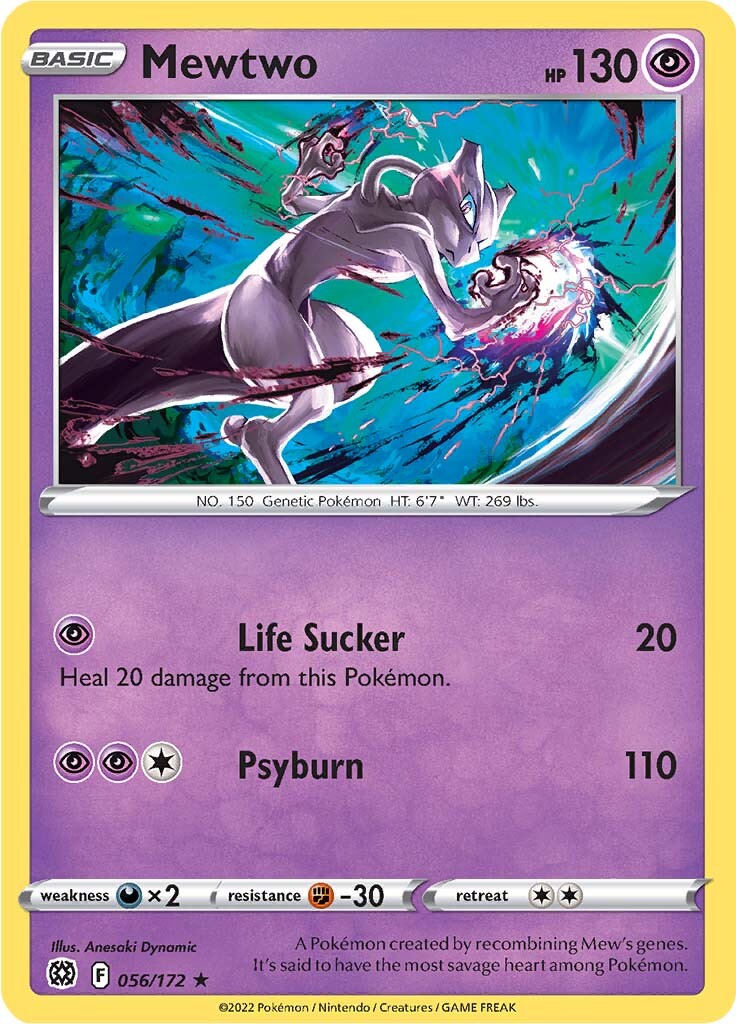 Mewtwo (056/172) [Sword & Shield: Brilliant Stars] - Card Brawlers | Quebec | Canada | Yu-Gi-Oh!
