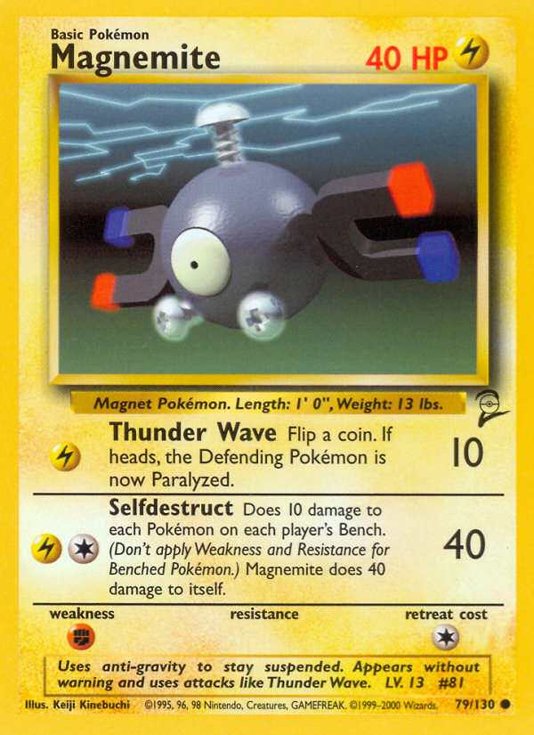 Magnemite (79/130) [Base Set 2] - Card Brawlers | Quebec | Canada | Yu-Gi-Oh!