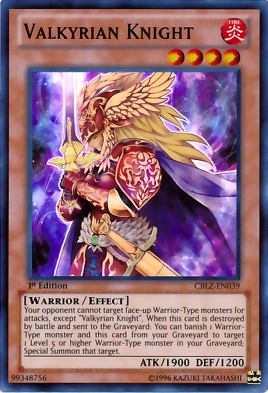 Valkyrian Knight [CBLZ-EN039] Super Rare - Card Brawlers | Quebec | Canada | Yu-Gi-Oh!