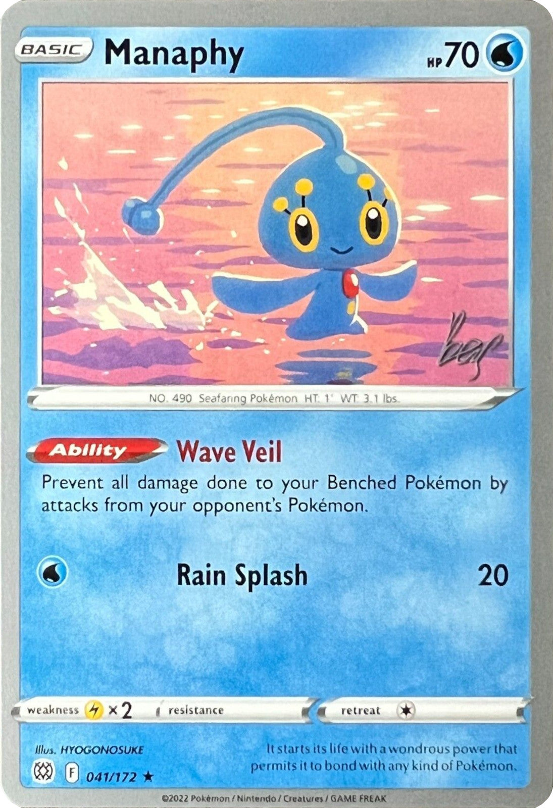 Manaphy (041/172) (Cheryl Again - Sebastian Lashmet) [World Championships 2022] - Card Brawlers | Quebec | Canada | Yu-Gi-Oh!