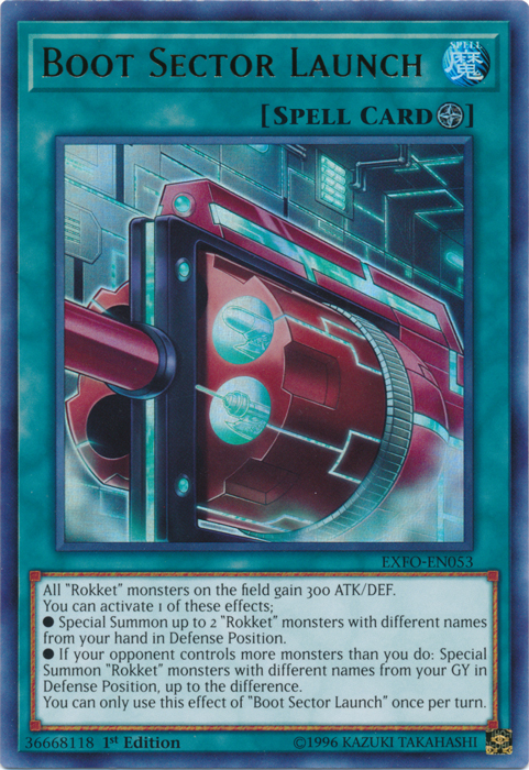 Boot Sector Launch [EXFO-EN053] Ultra Rare - Yu-Gi-Oh! - Card Brawlers | Quebec | Canada |