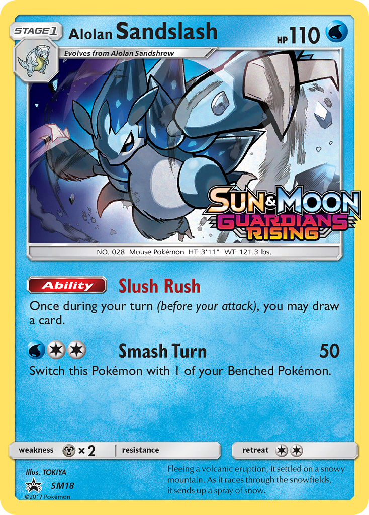 Alolan Sandslash (SM18) (Prerelease Promo) [Sun & Moon: Black Star Promos] - Card Brawlers | Quebec | Canada | Yu-Gi-Oh!