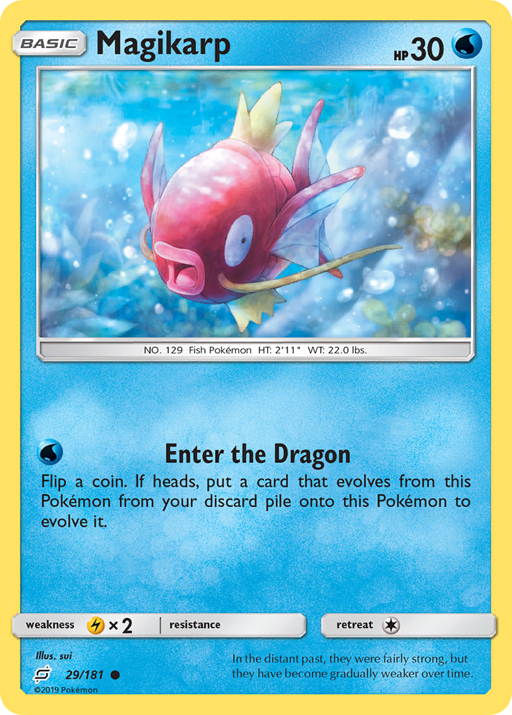 Magikarp (29/181) [Sun & Moon: Team Up] - Card Brawlers | Quebec | Canada | Yu-Gi-Oh!