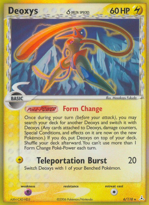 Deoxys (6/110) (Delta Species) [EX: Holon Phantoms] - Card Brawlers | Quebec | Canada | Yu-Gi-Oh!