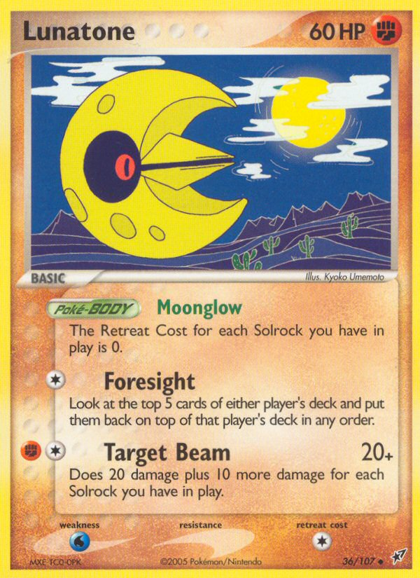 Lunatone (36/107) [EX: Deoxys] - Card Brawlers | Quebec | Canada | Yu-Gi-Oh!