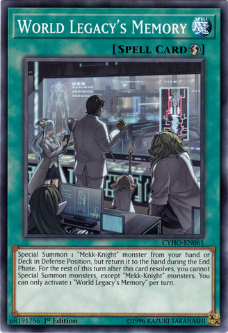 World Legacy's Memory [CYHO-EN061] Common - Yu-Gi-Oh! - Card Brawlers | Quebec | Canada |