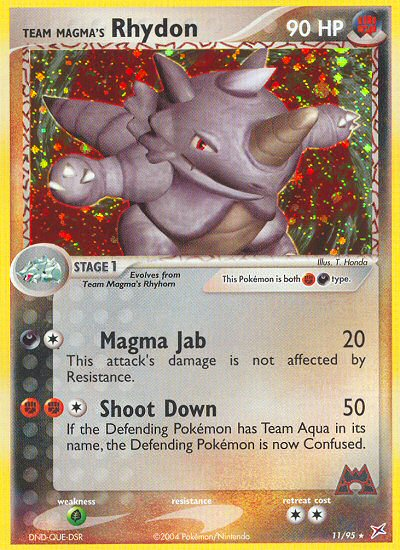 Team Magma's Rhydon (11/95) [EX: Team Magma vs Team Aqua] - Card Brawlers | Quebec | Canada | Yu-Gi-Oh!