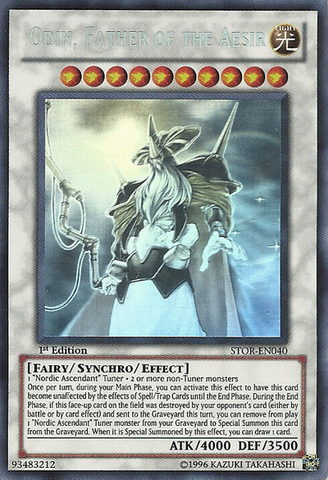 Odin, Father of the Aesir [STOR-EN040] Ghost Rare - Card Brawlers | Quebec | Canada | Yu-Gi-Oh!