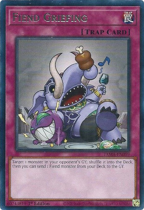 Fiend Griefing [TAMA-EN059] Rare - Card Brawlers | Quebec | Canada | Yu-Gi-Oh!