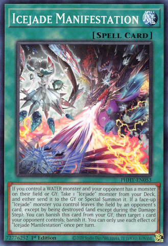 Icejade Manifestation [PHHY-EN053] Common - Card Brawlers | Quebec | Canada | Yu-Gi-Oh!