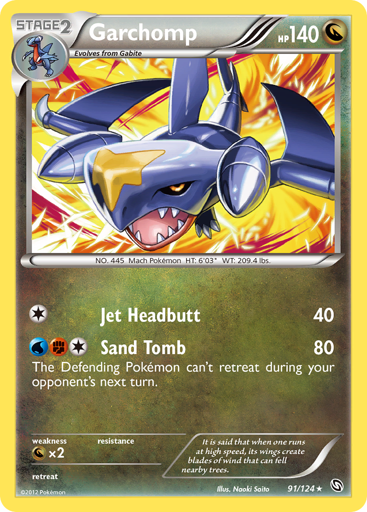 Garchomp (91/124) [Black & White: Dragons Exalted] - Card Brawlers | Quebec | Canada | Yu-Gi-Oh!