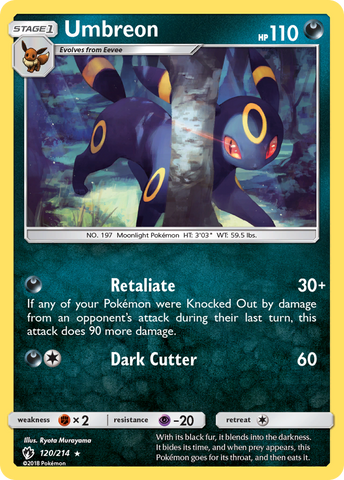 Umbreon (120/214) [Sun & Moon: Lost Thunder] - Card Brawlers | Quebec | Canada | Yu-Gi-Oh!