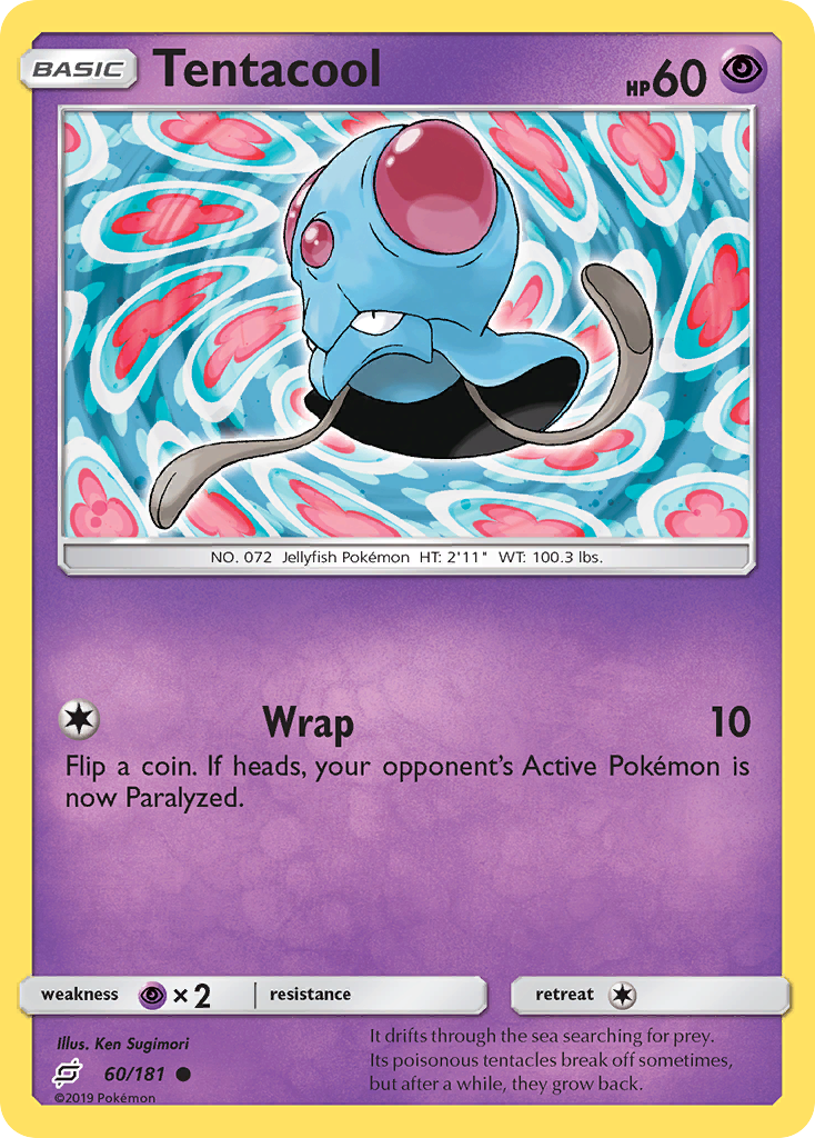 Tentacool (60/181) [Sun & Moon: Team Up] - Card Brawlers | Quebec | Canada | Yu-Gi-Oh!