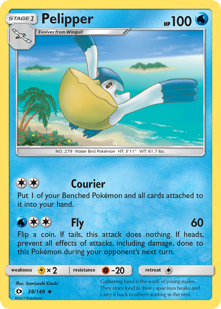 Pelipper (38/149) [Sun & Moon: Base Set] - Card Brawlers | Quebec | Canada | Yu-Gi-Oh!