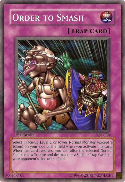 Order to Smash [AST-110] Common - Card Brawlers | Quebec | Canada | Yu-Gi-Oh!
