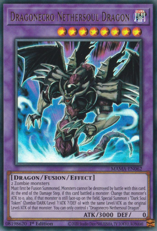 Dragonecro Nethersoul Dragon [MAMA-EN062] Ultra Rare - Card Brawlers | Quebec | Canada | Yu-Gi-Oh!