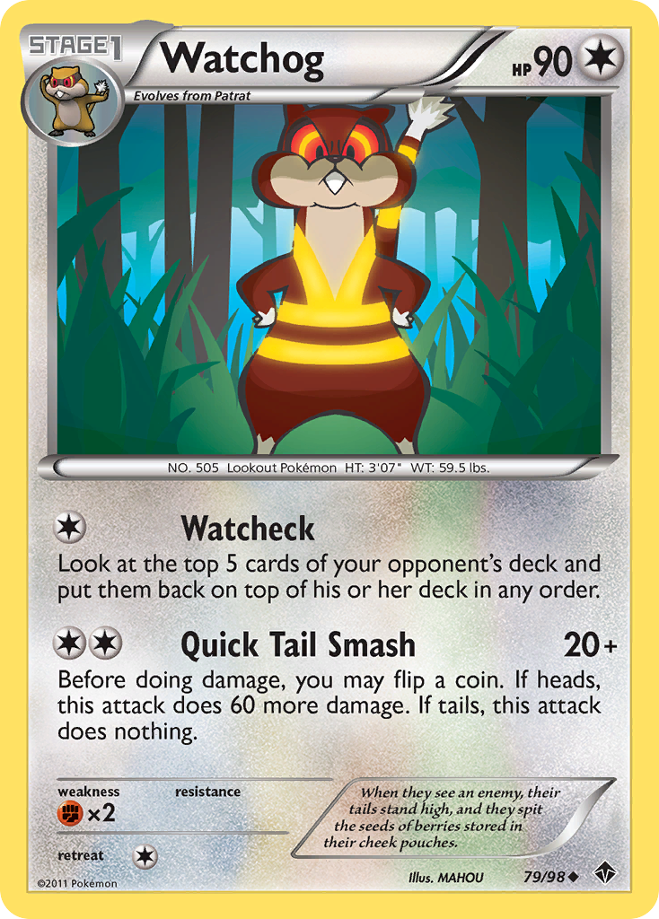 Watchog (79/98) [Black & White: Emerging Powers] - Card Brawlers | Quebec | Canada | Yu-Gi-Oh!