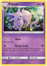 Espeon (89/214) (Cosmos Holo) (Blister Exclusive) [Sun & Moon: Lost Thunder] - Card Brawlers | Quebec | Canada | Yu-Gi-Oh!