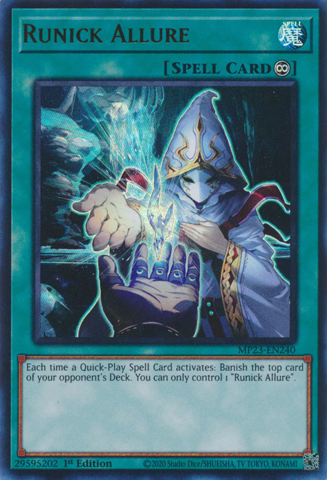 Runick Allure [MP23-EN240] Ultra Rare - Card Brawlers | Quebec | Canada | Yu-Gi-Oh!