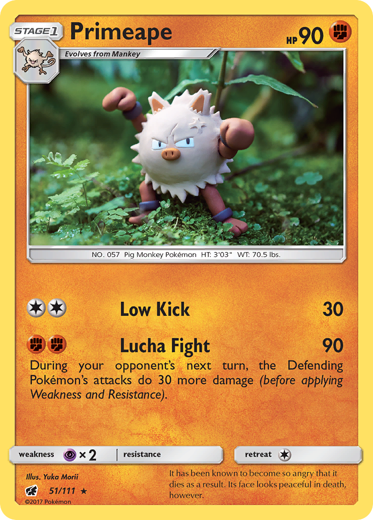Primeape (51/111) [Sun & Moon: Crimson Invasion] - Card Brawlers | Quebec | Canada | Yu-Gi-Oh!