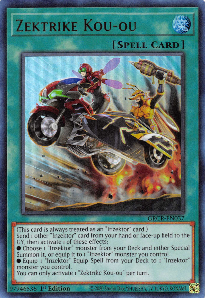 Zektrike Kou-ou [GRCR-EN037] Ultra Rare - Card Brawlers | Quebec | Canada | Yu-Gi-Oh!