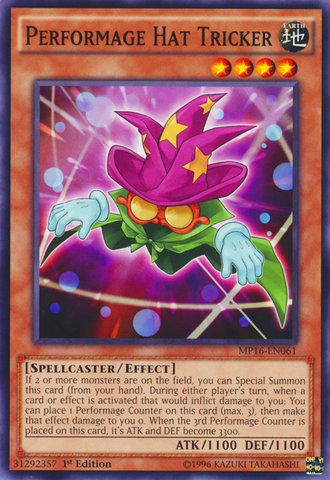 Performage Hat Tricker [MP16-EN061] Common - Card Brawlers | Quebec | Canada | Yu-Gi-Oh!