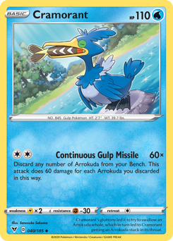 Cramorant (040/185) [Sword & Shield: Vivid Voltage] - Card Brawlers | Quebec | Canada | Yu-Gi-Oh!
