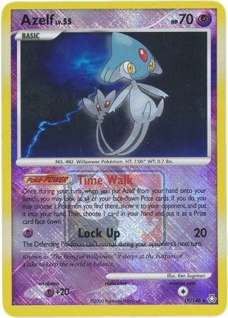 Azelf (19/146) (League Promo) [Diamond & Pearl: Legends Awakened] - Card Brawlers | Quebec | Canada | Yu-Gi-Oh!
