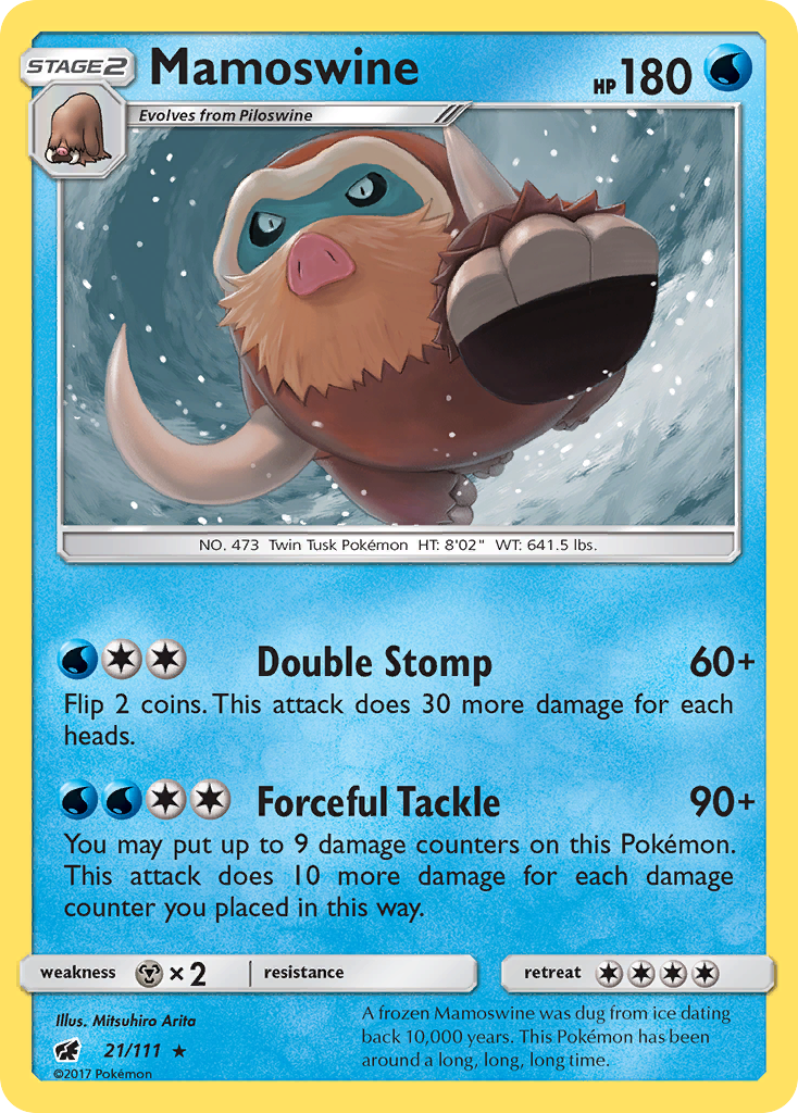 Mamoswine (21/111) [Sun & Moon: Crimson Invasion] - Card Brawlers | Quebec | Canada | Yu-Gi-Oh!