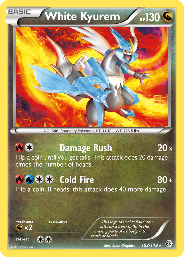 White Kyurem (102/149) [Black & White: Boundaries Crossed] - Card Brawlers | Quebec | Canada | Yu-Gi-Oh!