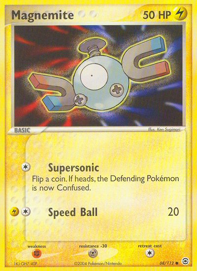 Magnemite (68/112) [EX: FireRed & LeafGreen] - Card Brawlers | Quebec | Canada | Yu-Gi-Oh!