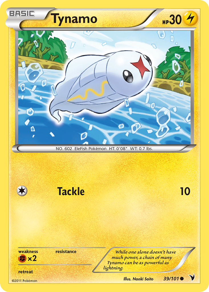 Tynamo (39/101) [Black & White: Noble Victories] - Card Brawlers | Quebec | Canada | Yu-Gi-Oh!