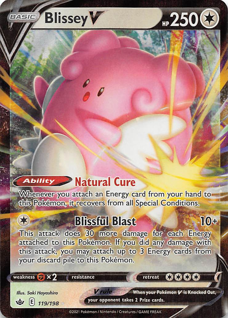 Blissey V (119/198) [Sword & Shield: Chilling Reign] - Card Brawlers | Quebec | Canada | Yu-Gi-Oh!
