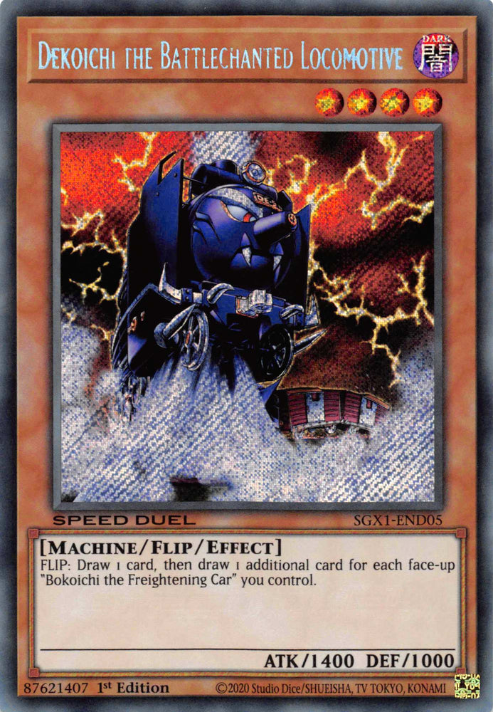 Dekoichi the Battlechanted Locomotive [SGX1-END05] Secret Rare - Card Brawlers | Quebec | Canada | Yu-Gi-Oh!